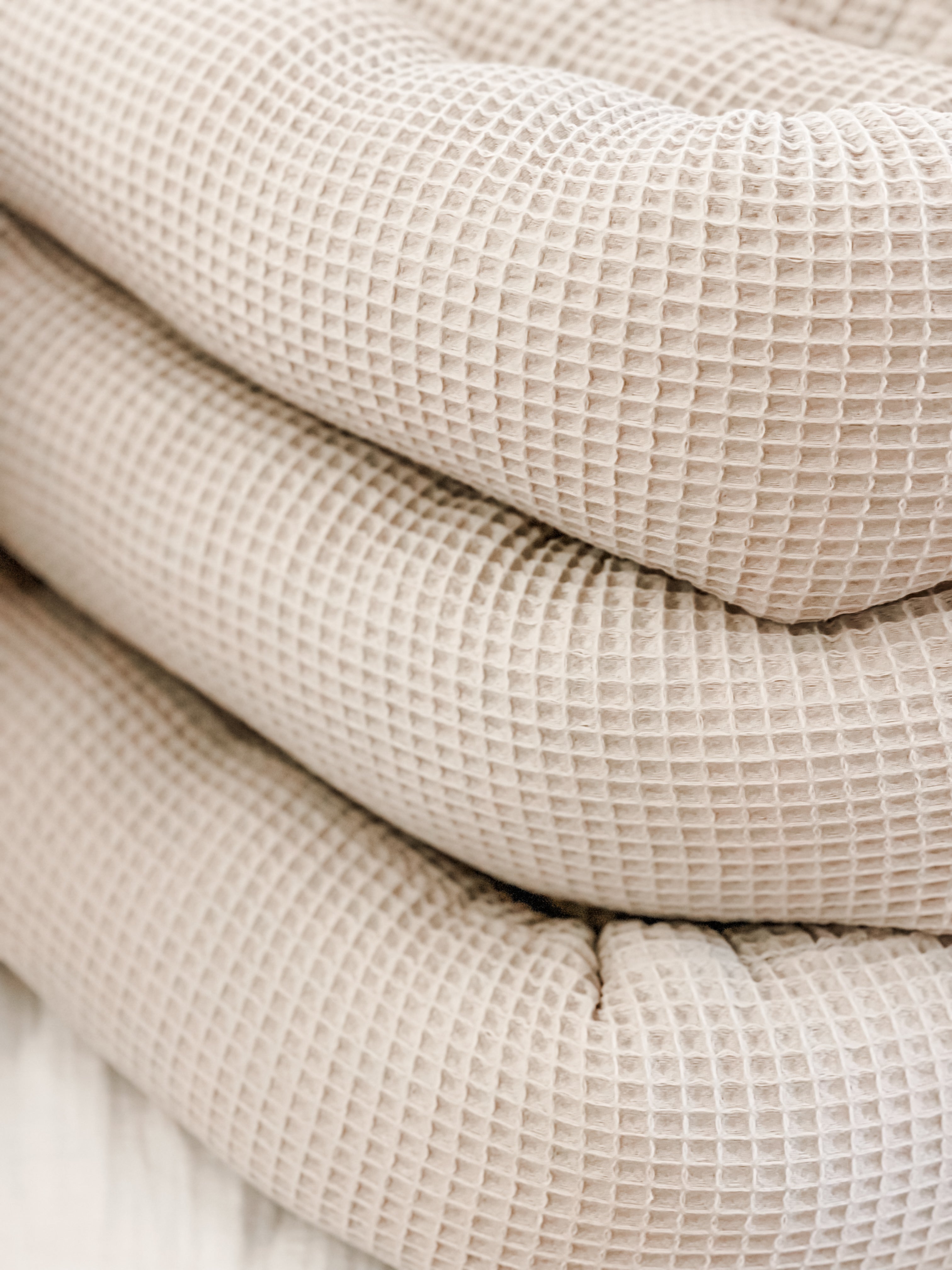 Bettschlange Bettumrandung sand Waffelpiquet