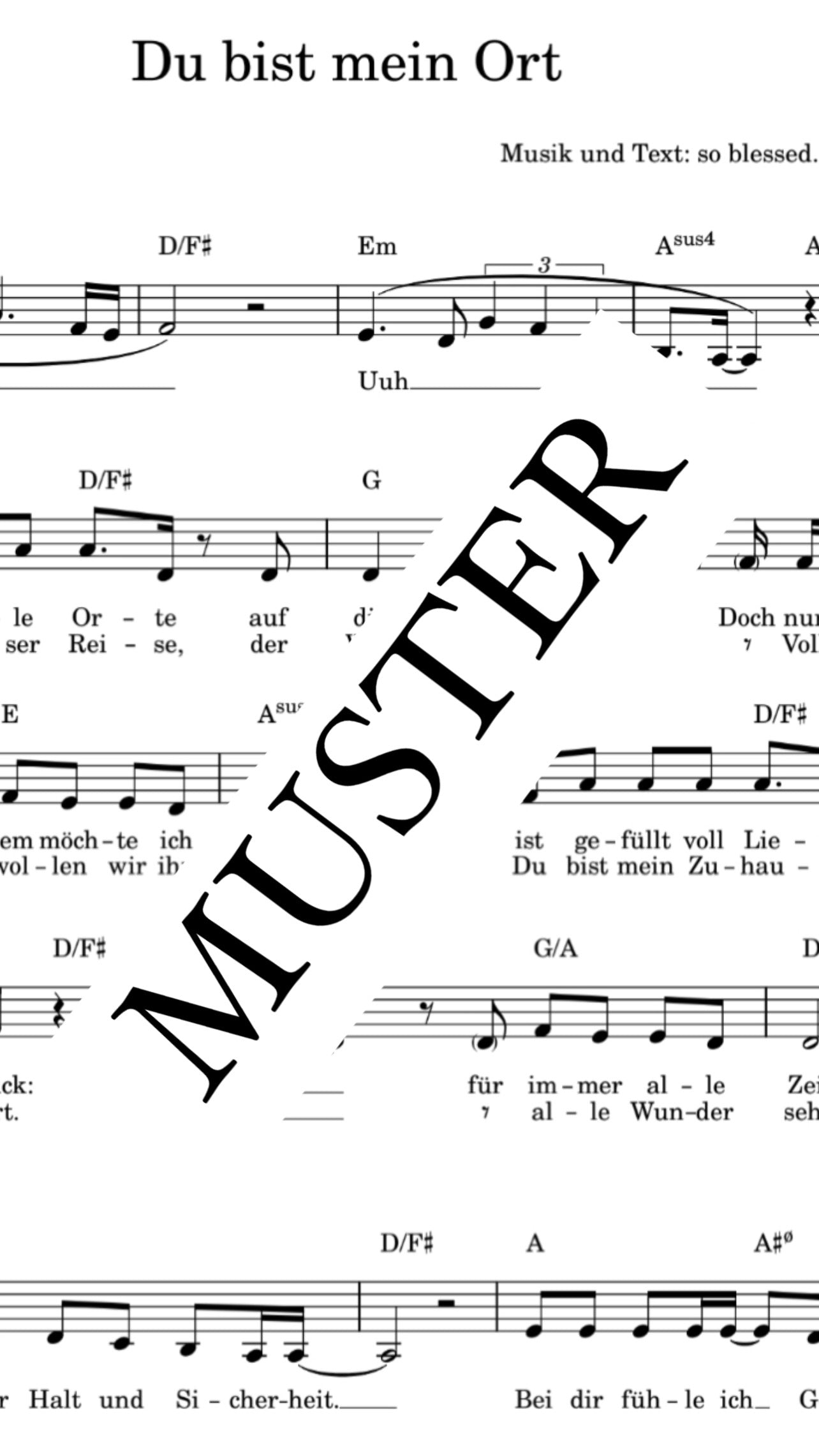 DU BIST MEIN ORT- Hochzeitslied/Liebeslied - PLAYBACK