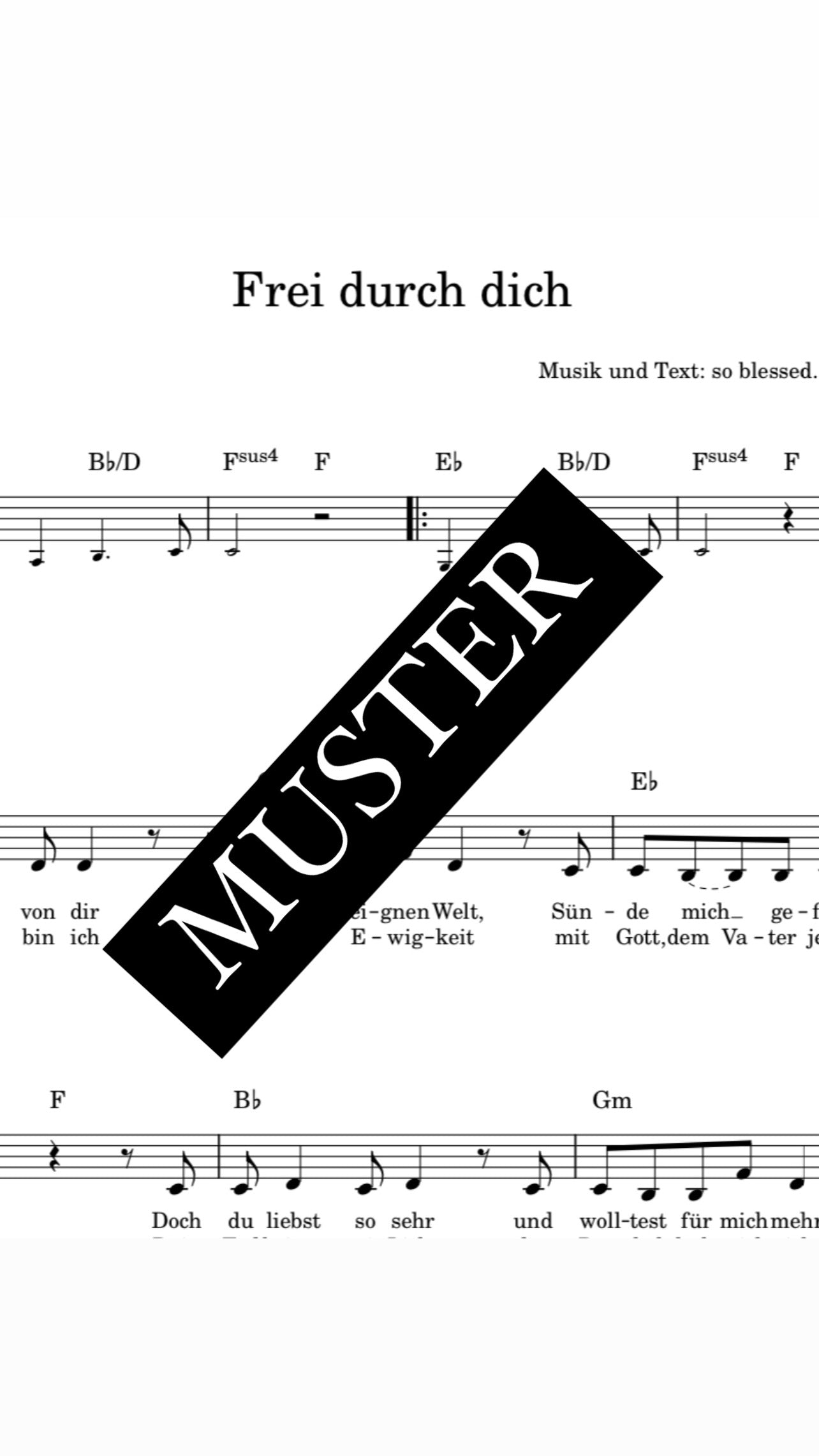 FREI DURCH DICH - NOTEN