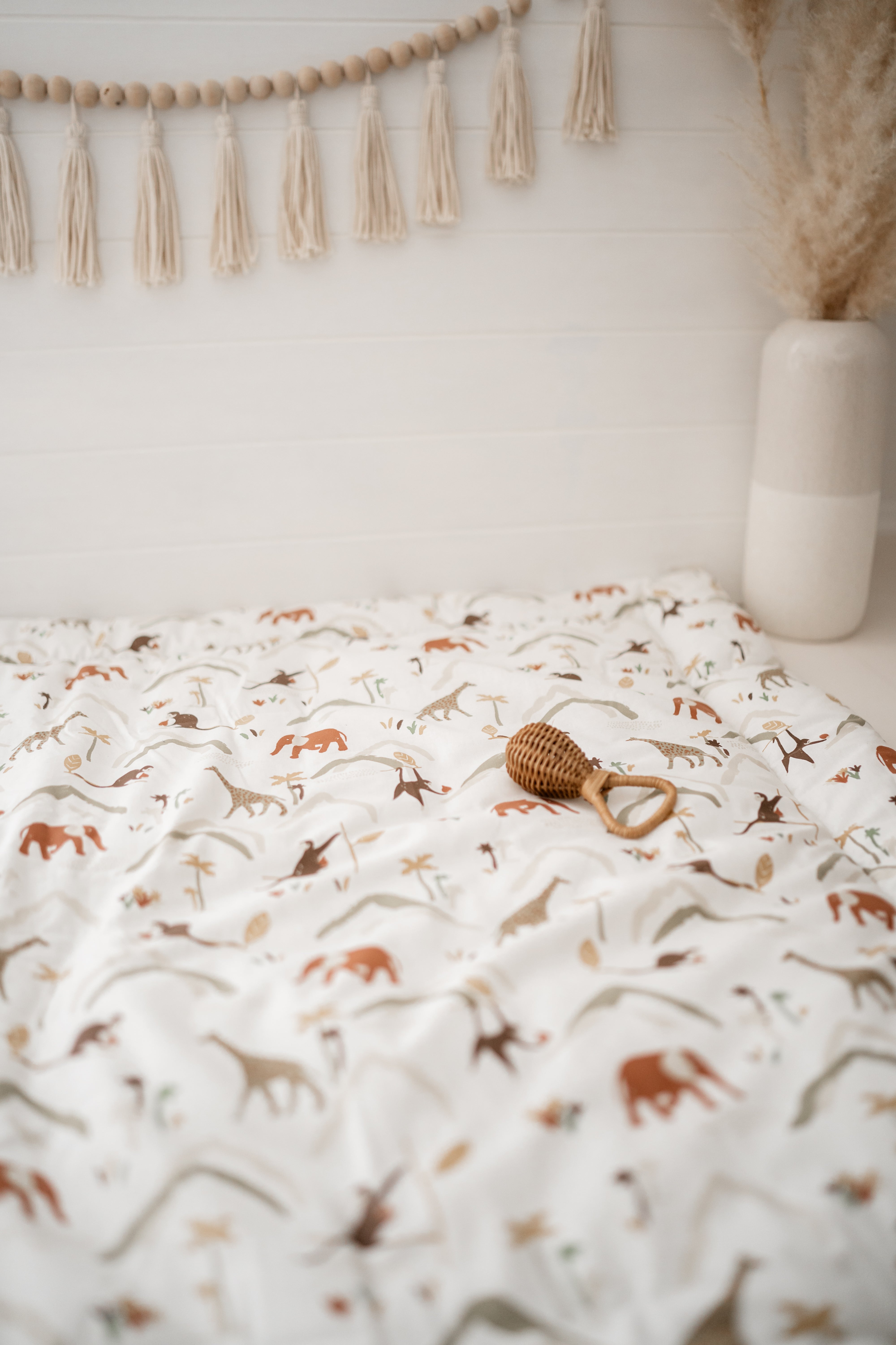 BIO Krabbeldecke, Spieldecke SAFARI 120 x 120 cm