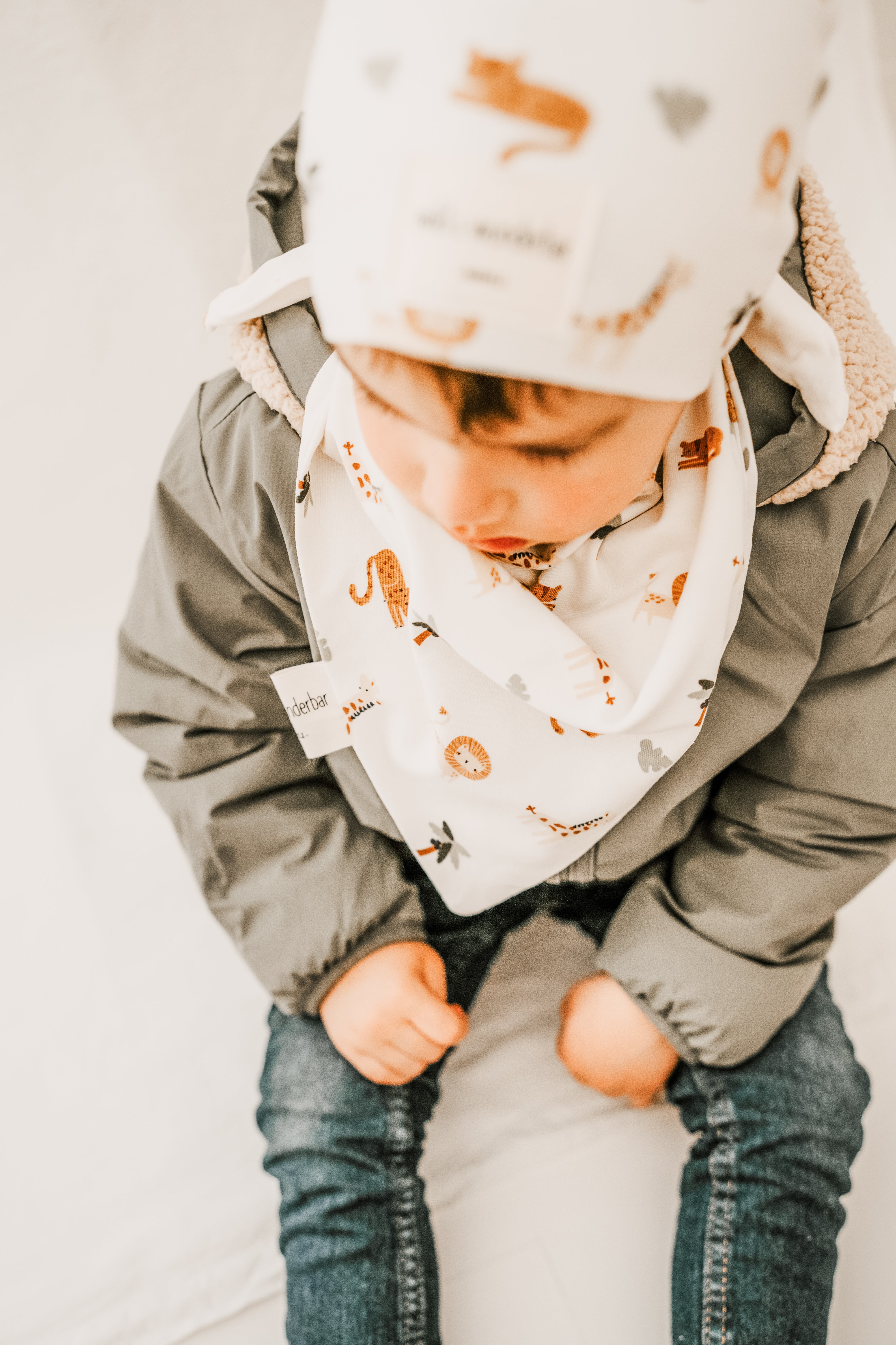 MÜTZE + Halstuch als SET - ANIMALS