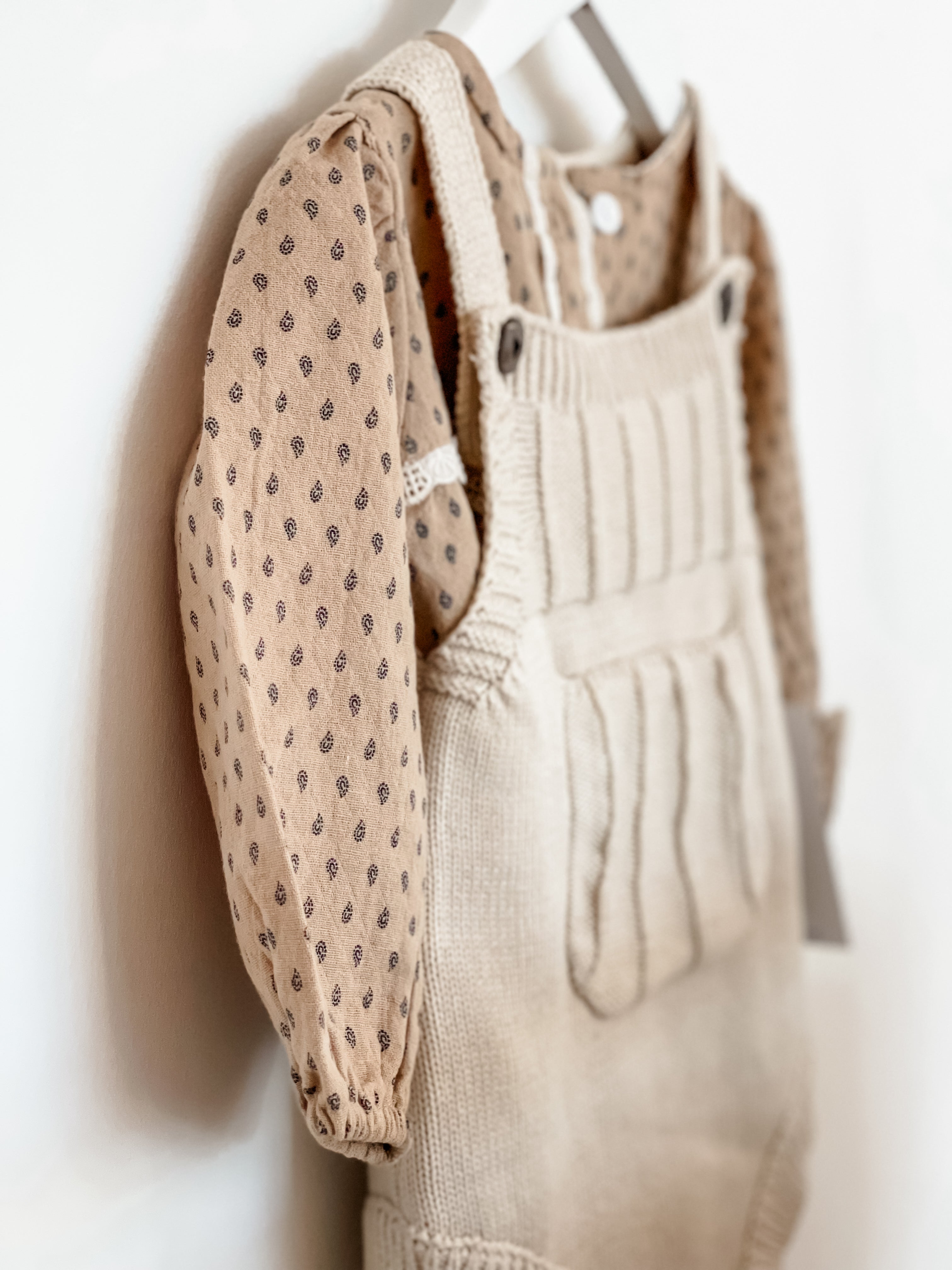 Strickbody - beige