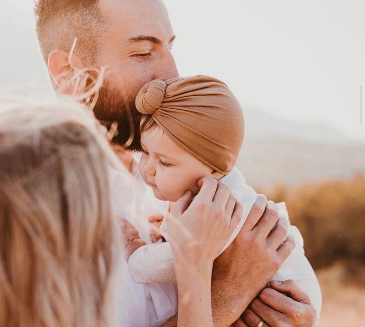 Knotenmütze Farbe: camel