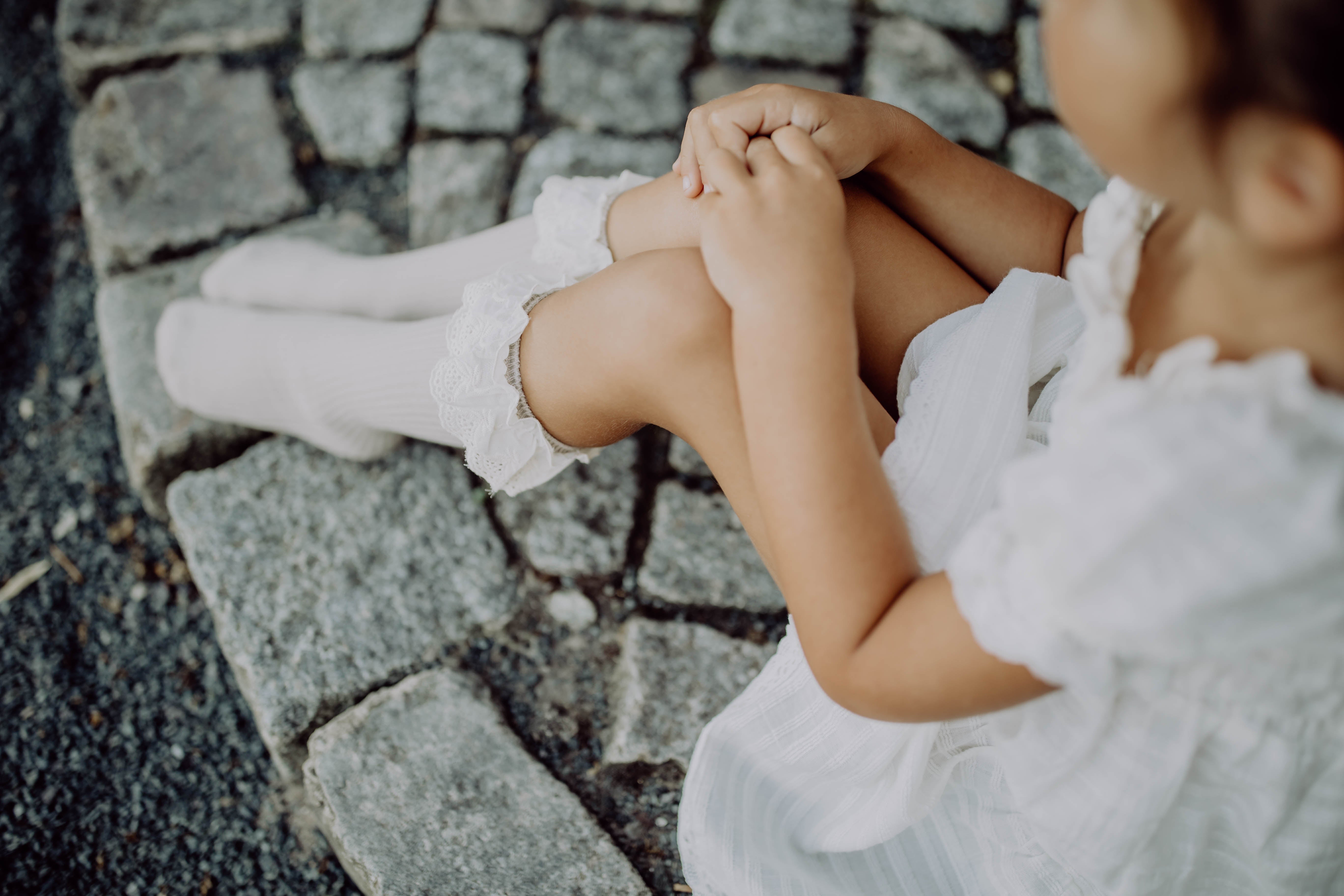 Sommerkleid, Baumwollkleid weiß Bohostyle