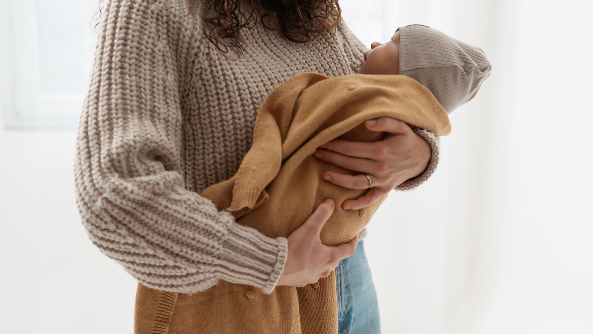 Babydecke BIO Baumwolle senf