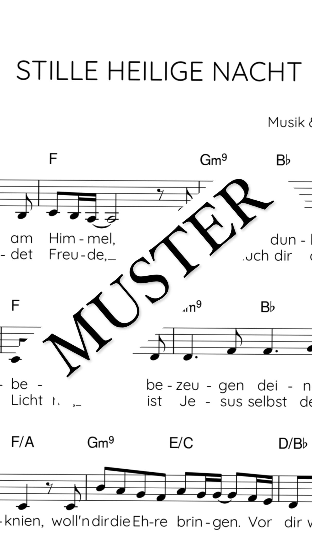 STILLE HEILIGE NACHT - PLAYBACK