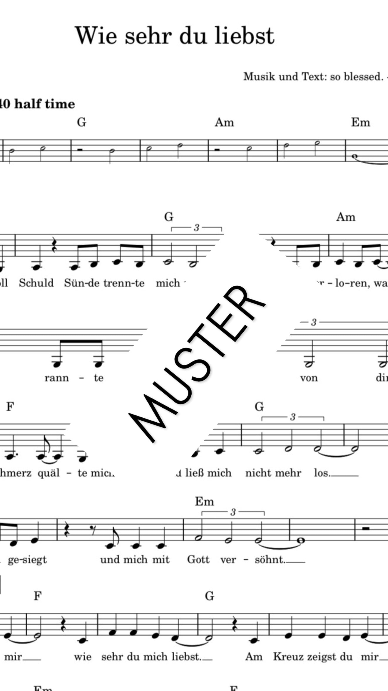 WIE SEHR DU LIEBST - PLAYBACK